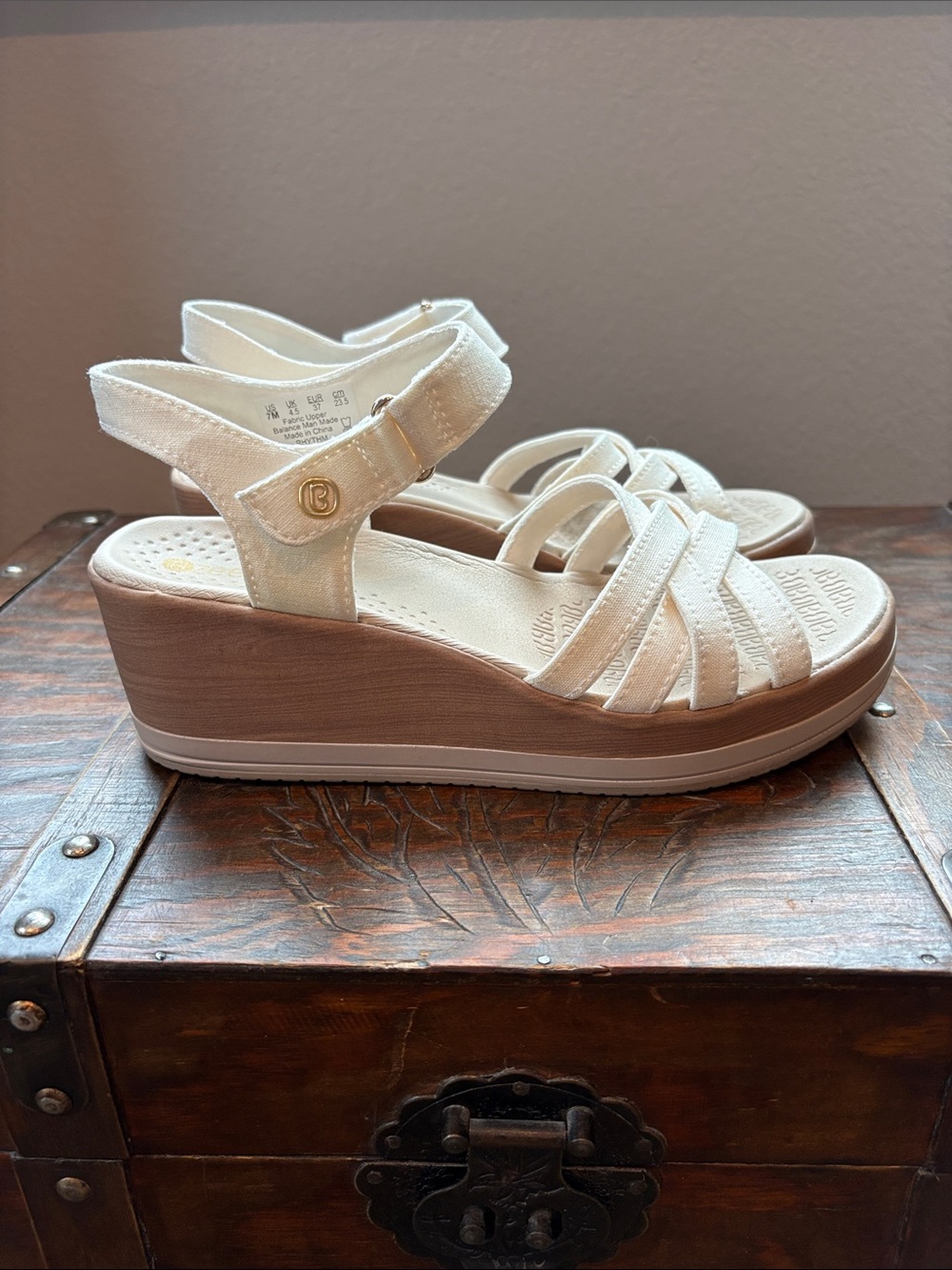 Strappy Platform Wedge Sandals